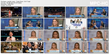Jennifer Lopez - Today Show - 5-8-17